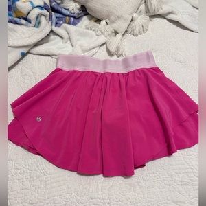 Lululemon Sonic Pink Court Rival Skirt